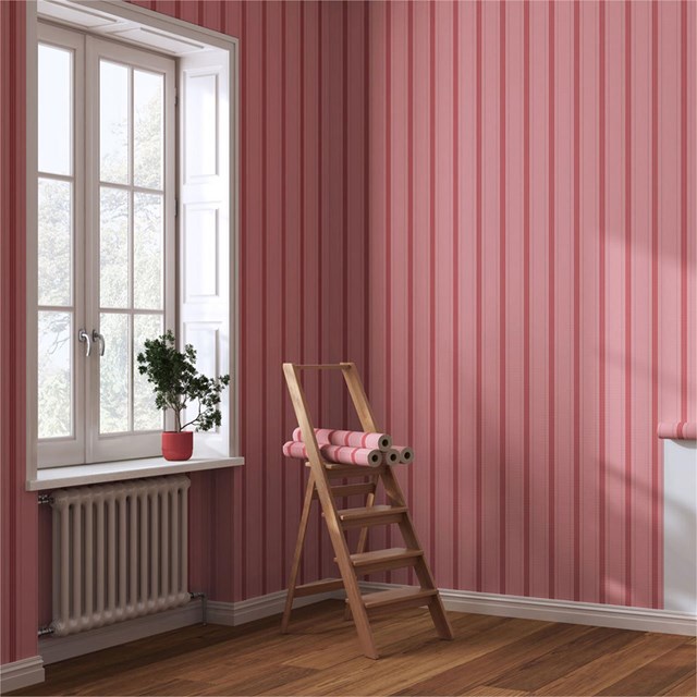 Colocamos papel pintado en todas las superficies